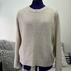 Lightweight H&M Cream Sweater, size M